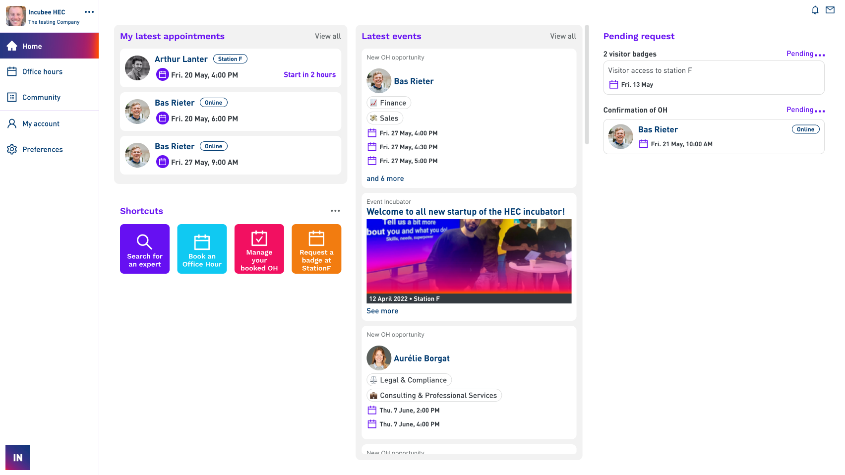 incubateur mockup web